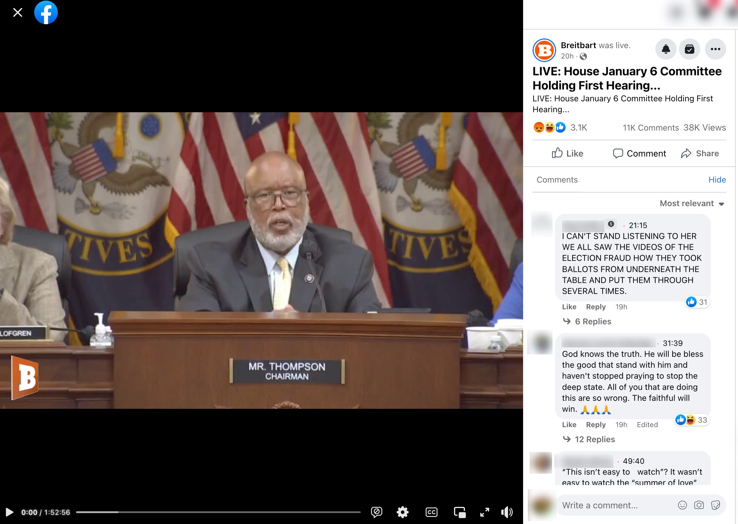 image of facebook post