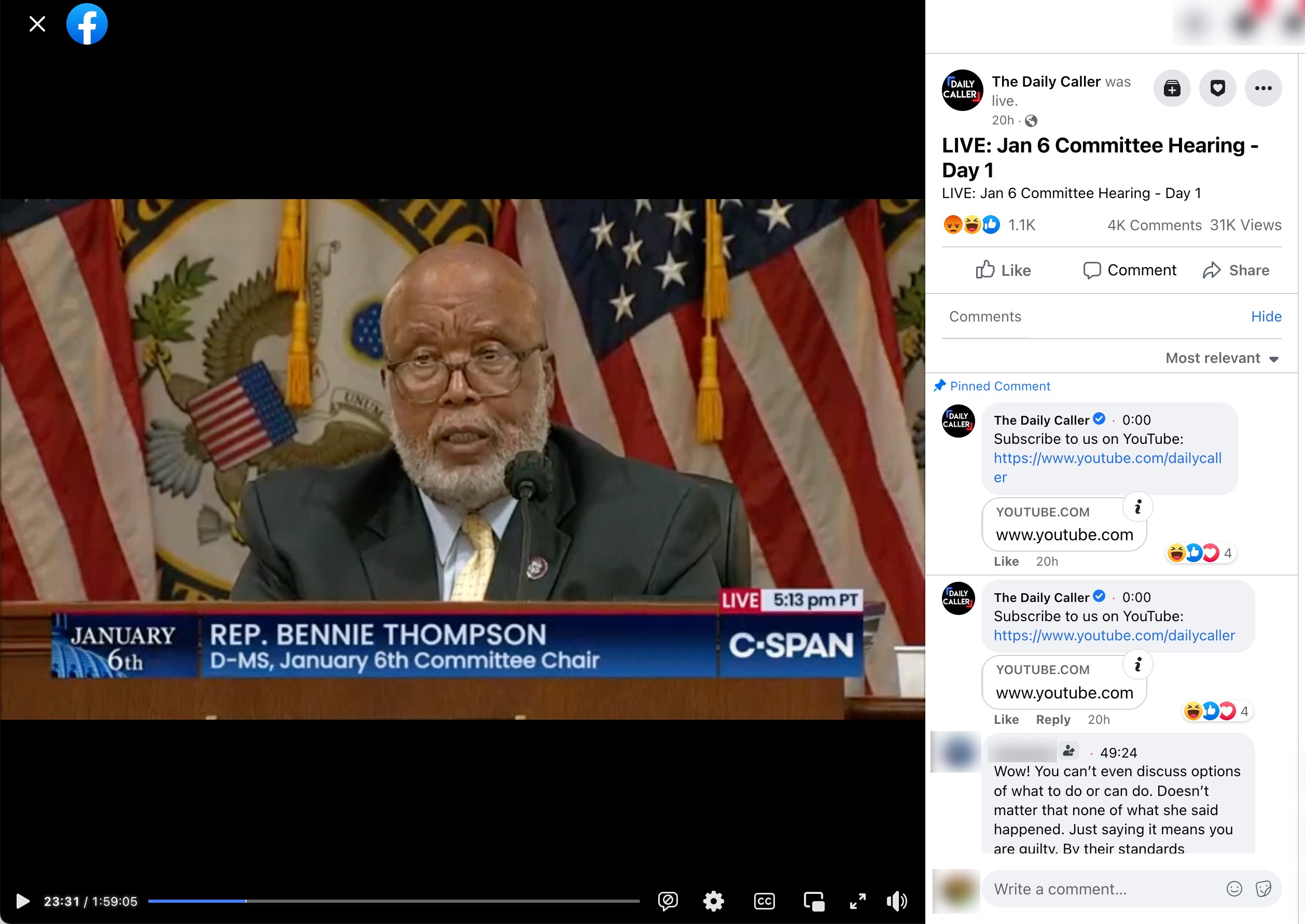image of facebook post
