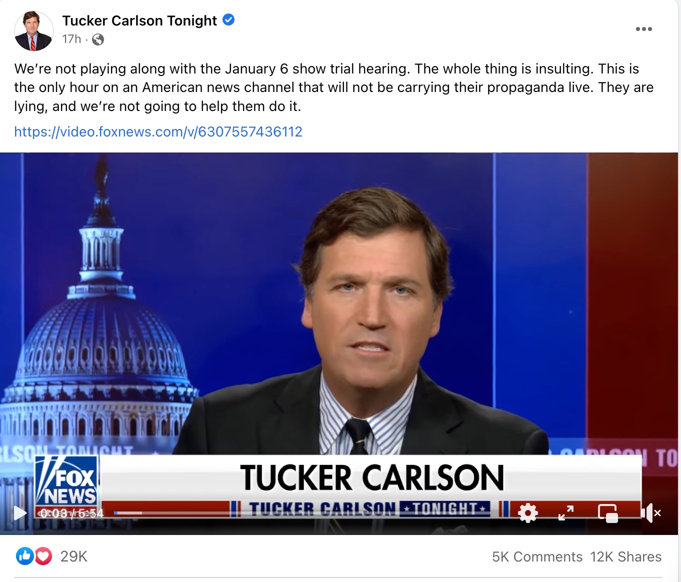 image of facebook post