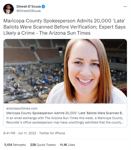 Dinesh -- 20k ballots