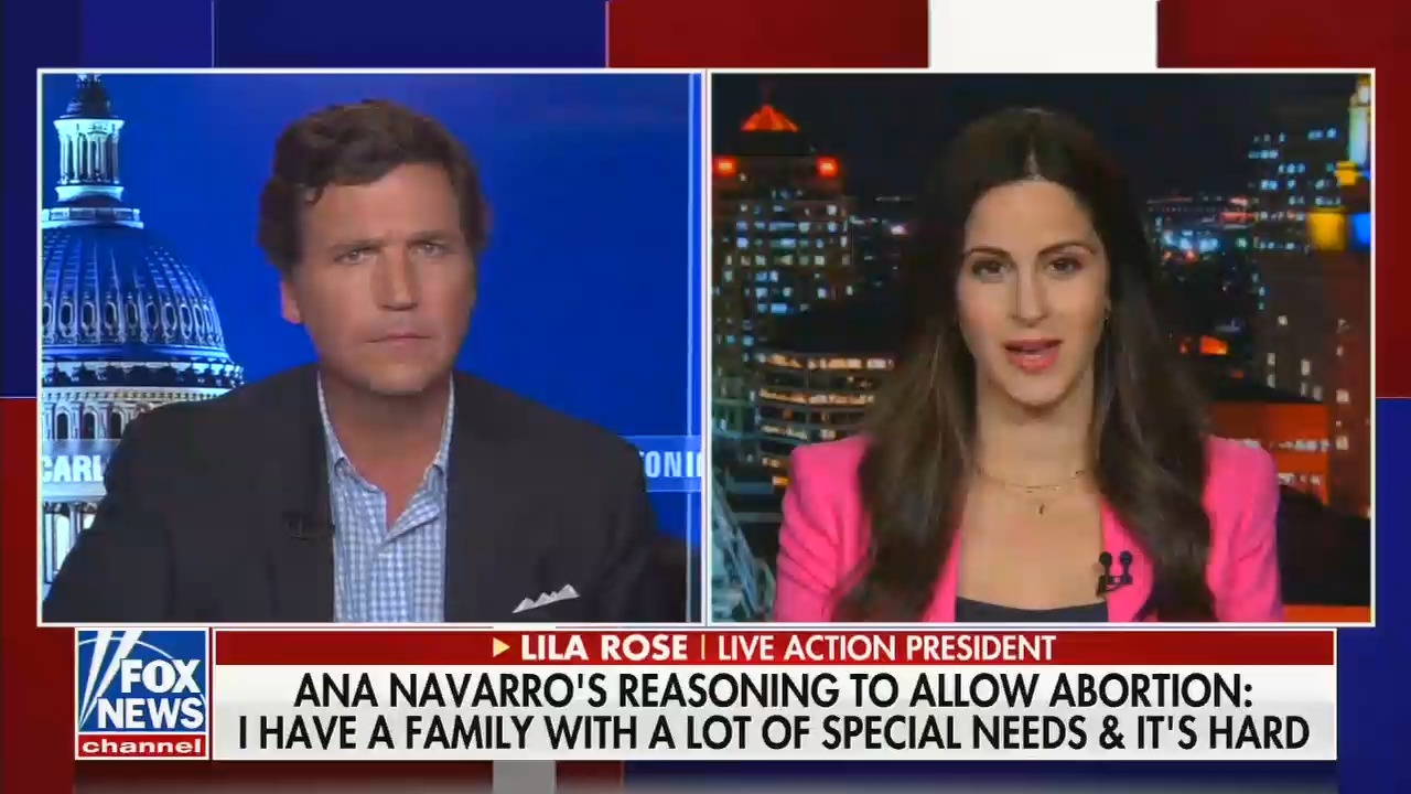 On Fox News, Lila Rose likens &ldquo;pro-abortion advocates&rdquo; to Nazis