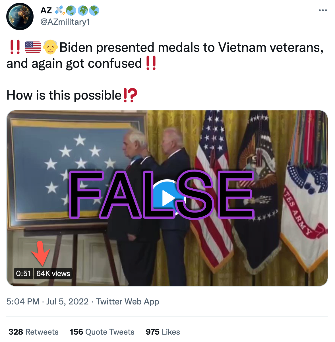 AZmilitary1 Twitter video