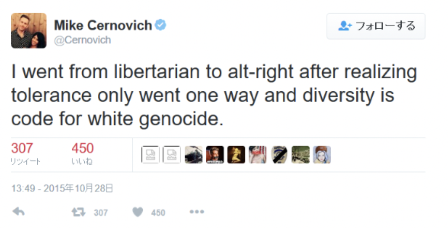 Mike Cernovich White Genocide 