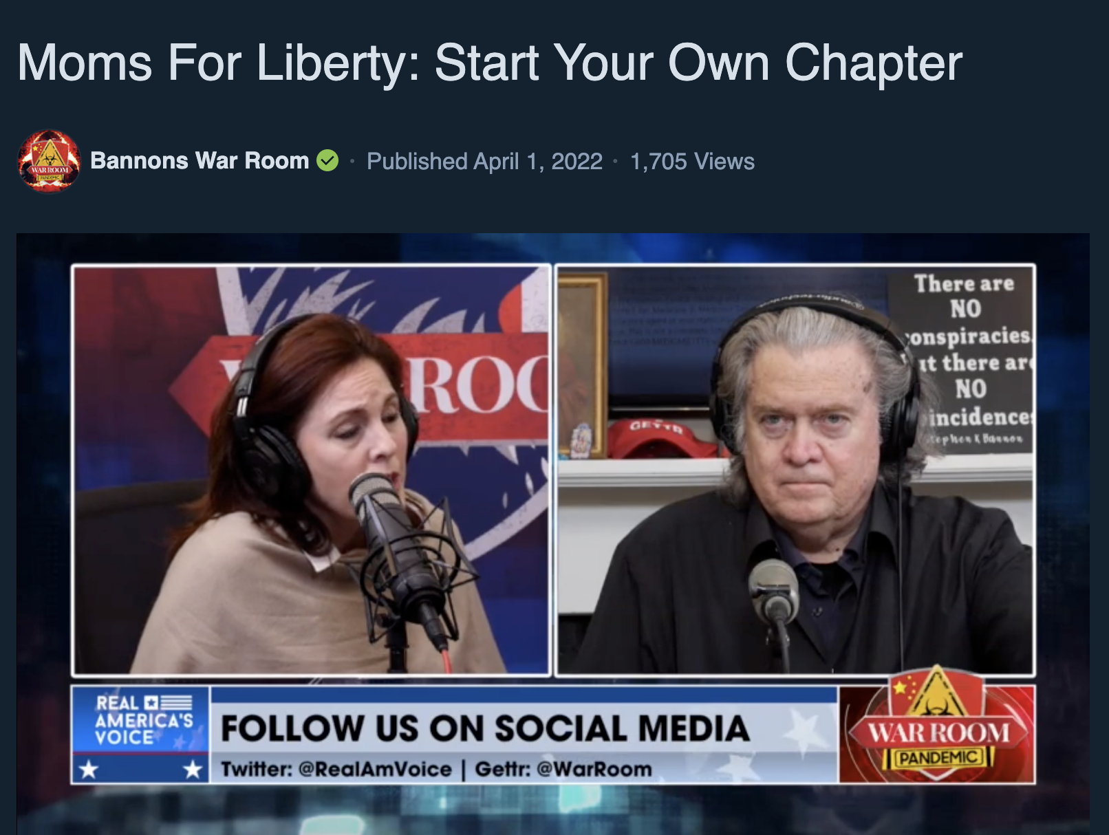 War Room -- M4L 3 - start your own chapters
