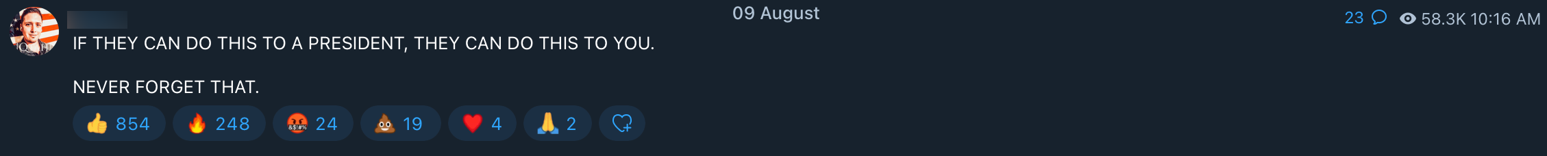 QAnon influencer FBI search
