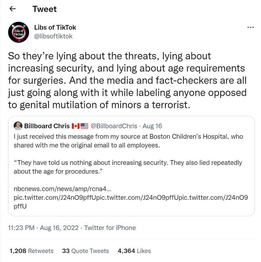 image of facebook post