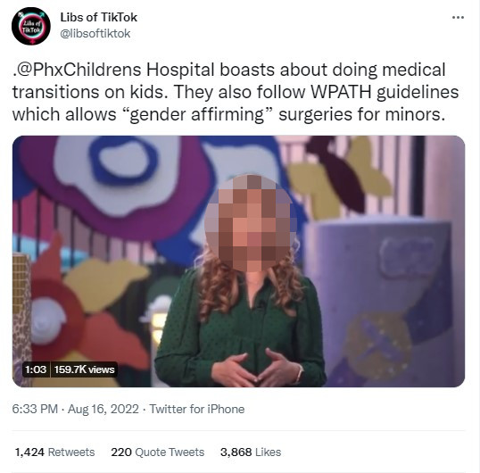 screenshot of tweet