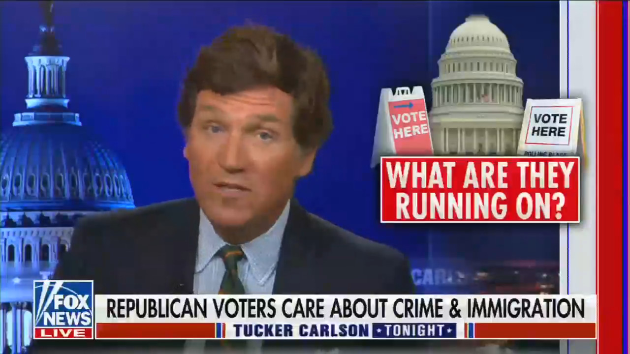 Tucker Carlson and Fox's “news” side lay out white nationalist platform for  the GOP | Media Matters for America