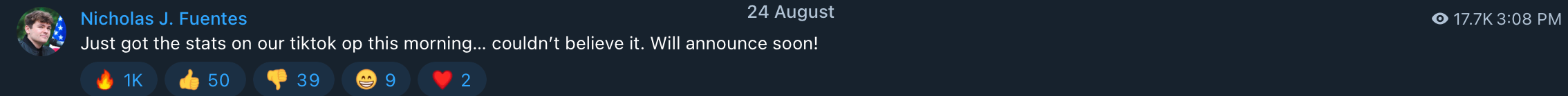 Fuentes TikTok brag post2