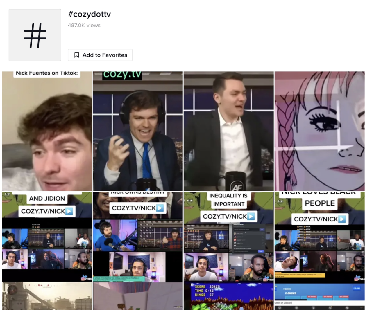 cozy dot tv tiktok