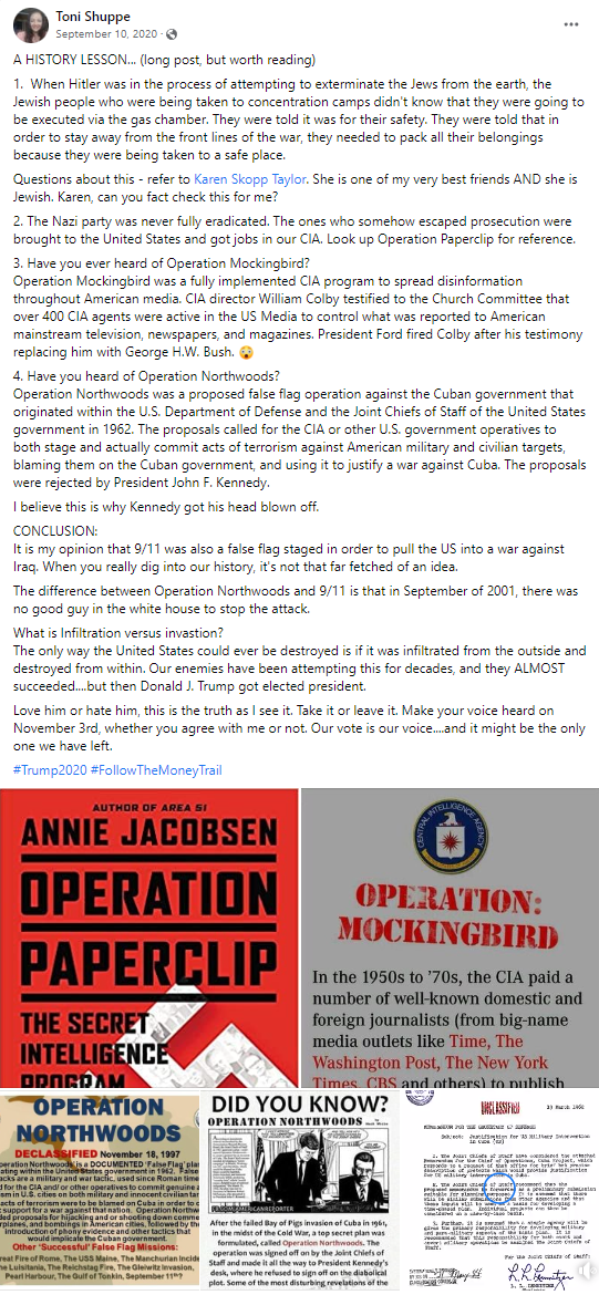 Toni Shuppe says 9/11 was a false flag