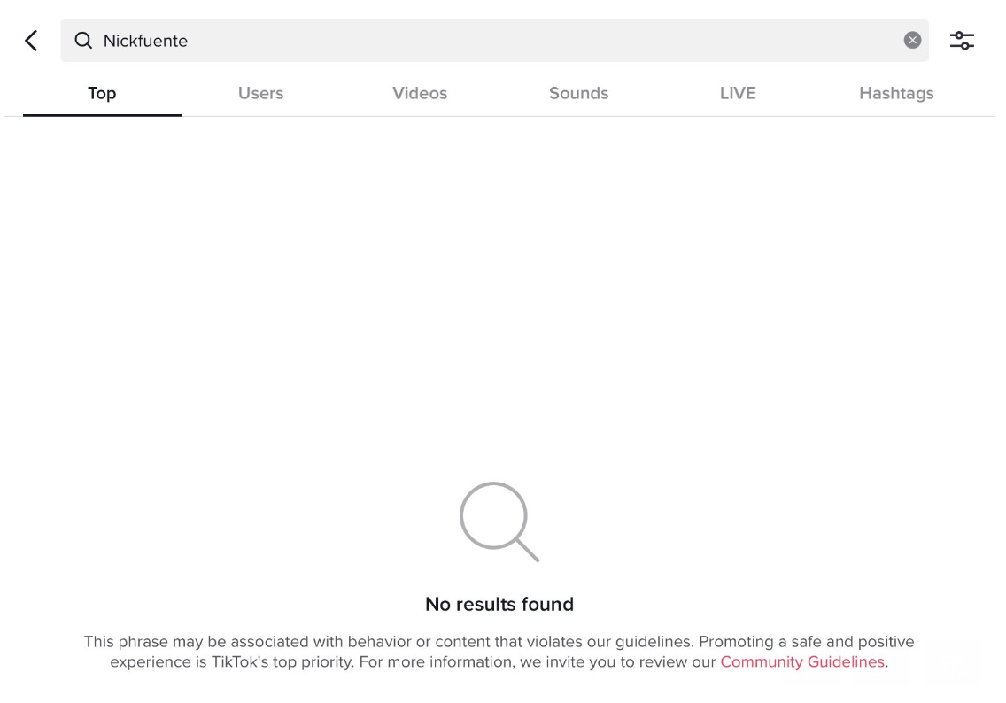 nick fuente tiktok update