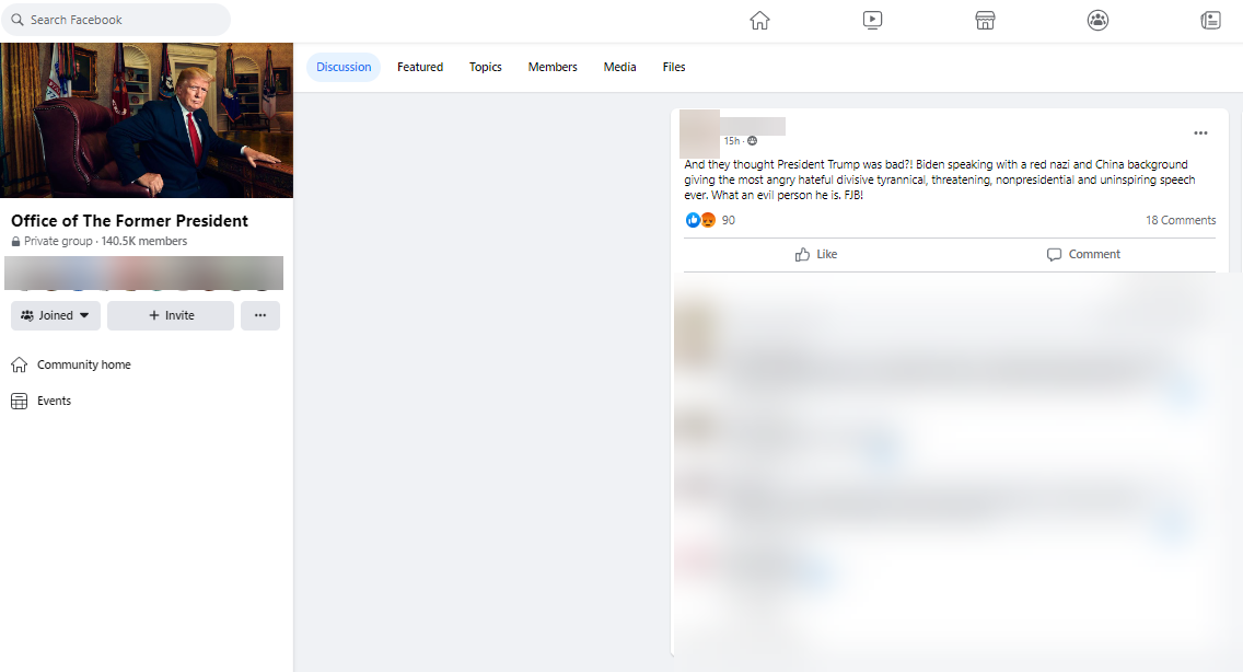 biden satan comparison on Facebook 8