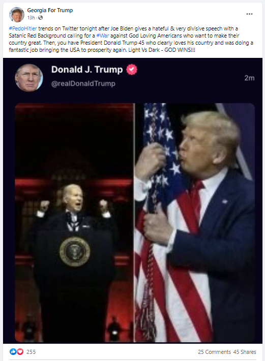 Facebook page pedohitler 3