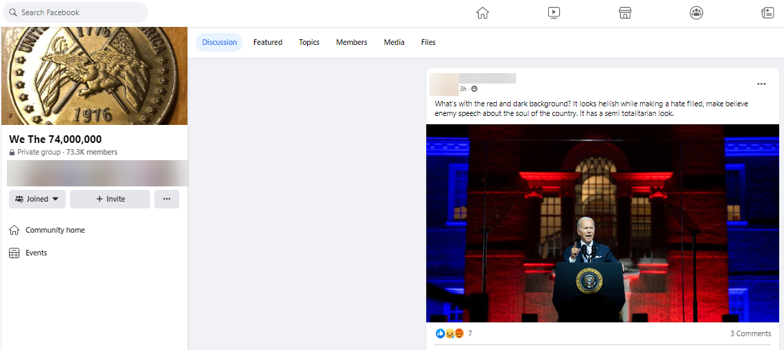 biden satan comparison on Facebook 3