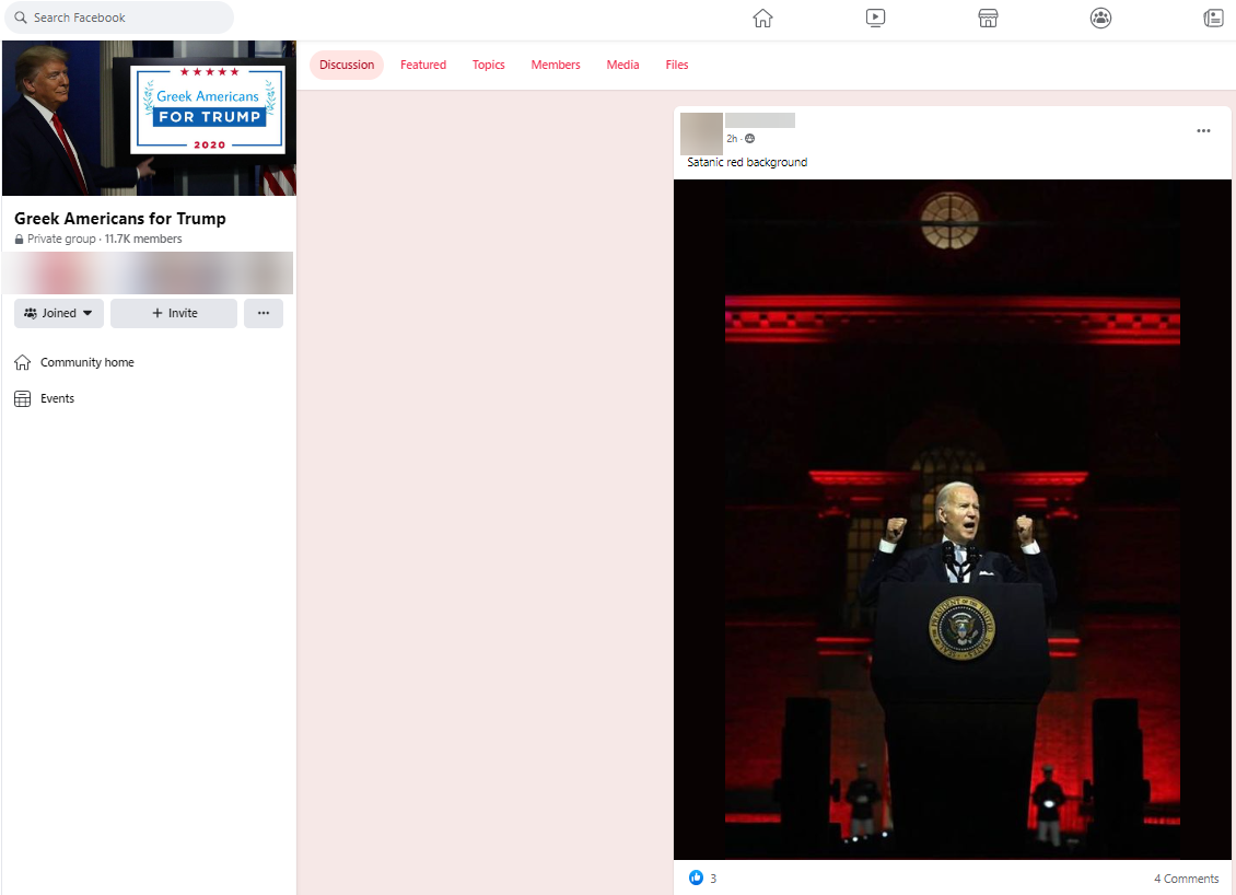 biden satan comparison on Facebook 4