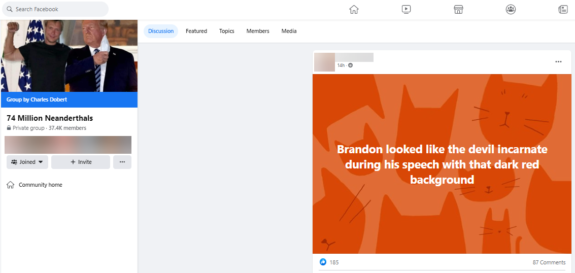 biden satan comparison on facebook 5