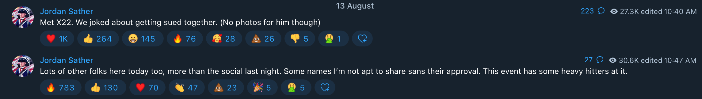 Sather X22 Report pit post