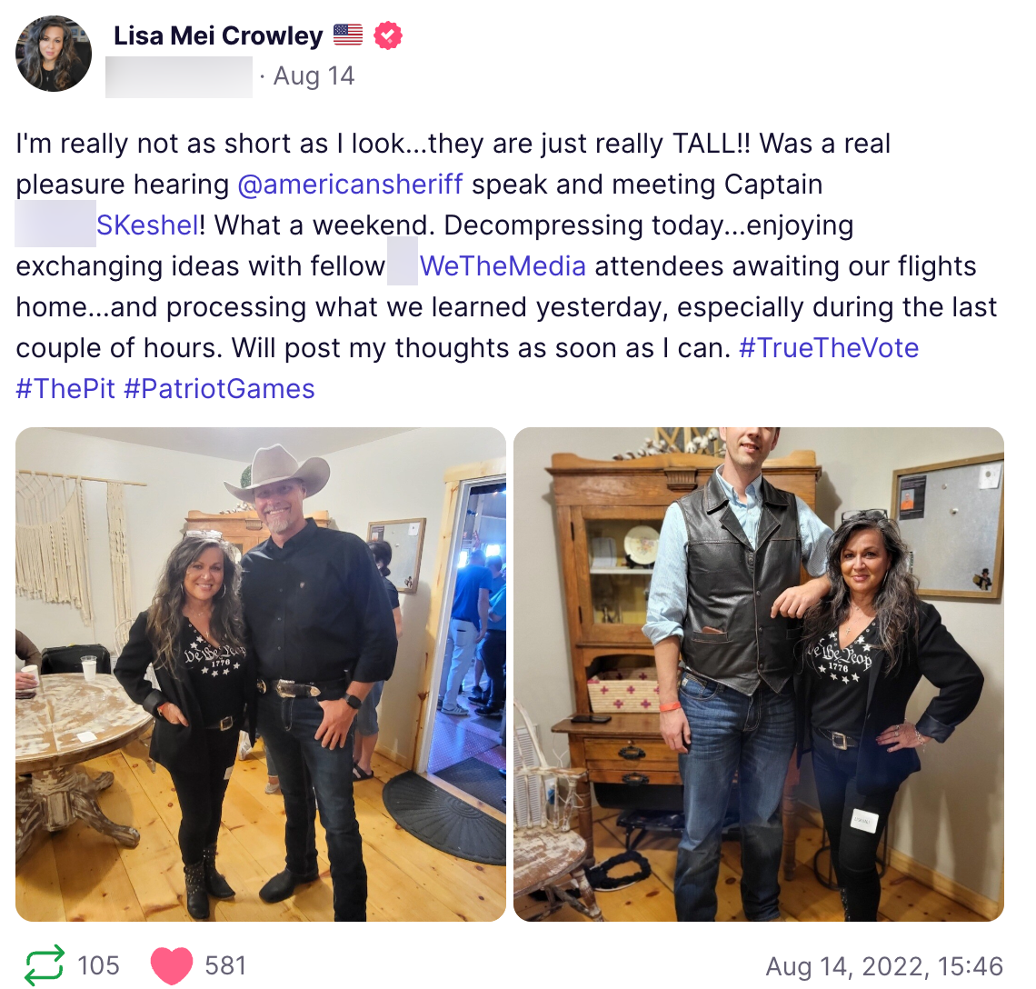 Mark Lamb QAnon influencer photo