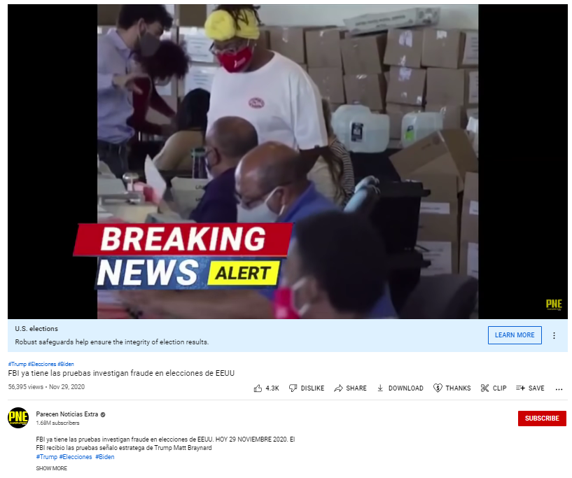 FBI already has the evidence to investigate fraud in US elections