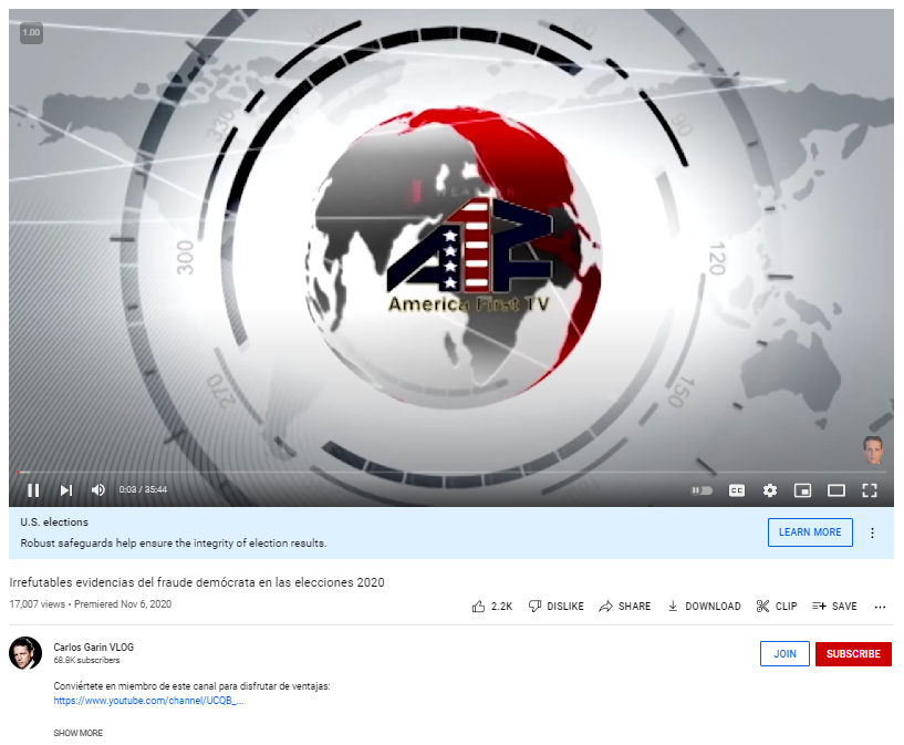 Irrefutable evidence of Democratic fraud in 2020 elections