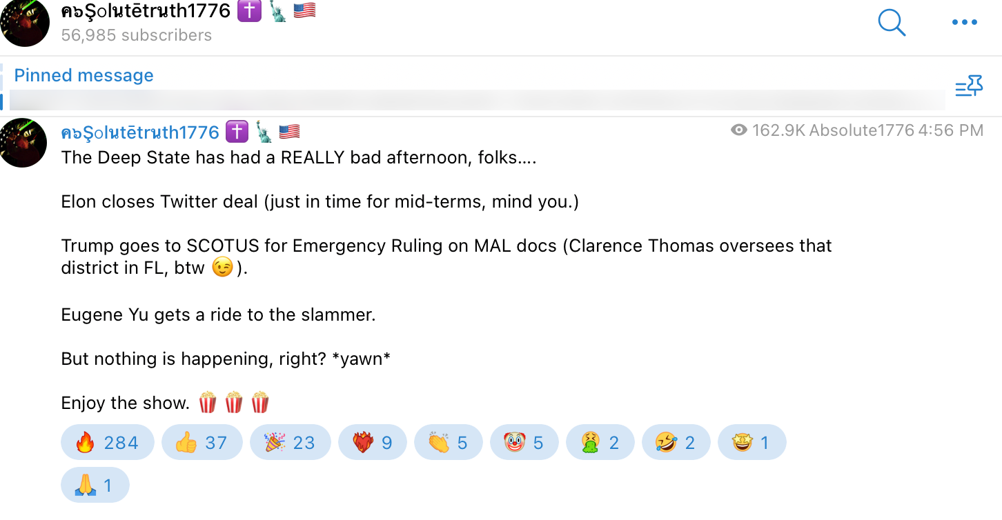 The Deep state has had a really bad afternoon folks