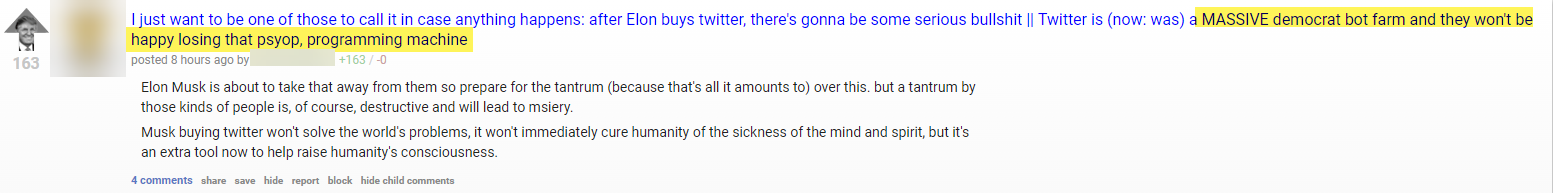 The Donald -- Twitter psyop