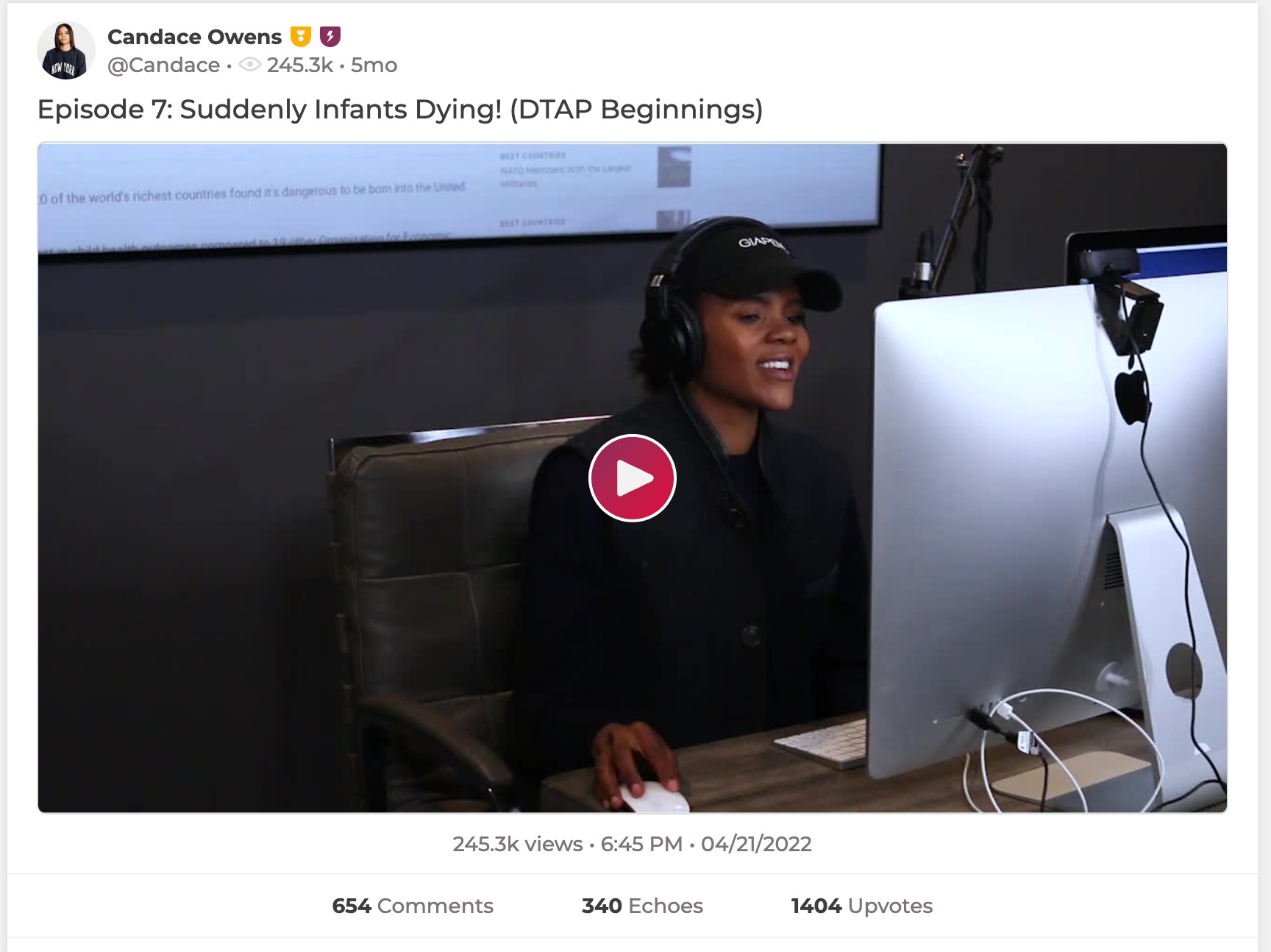 image of parler post