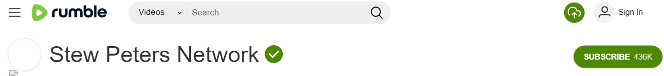 Stew Peters's Rumble channel