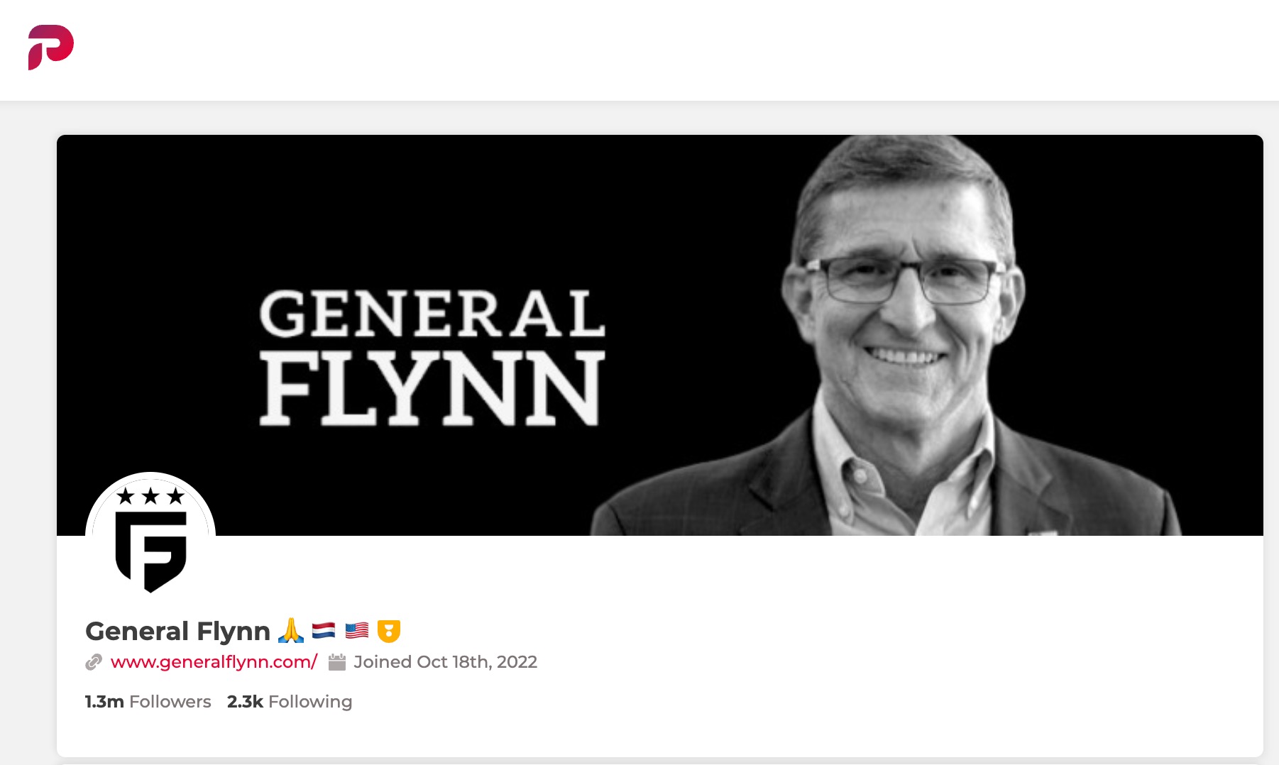 image of parler account