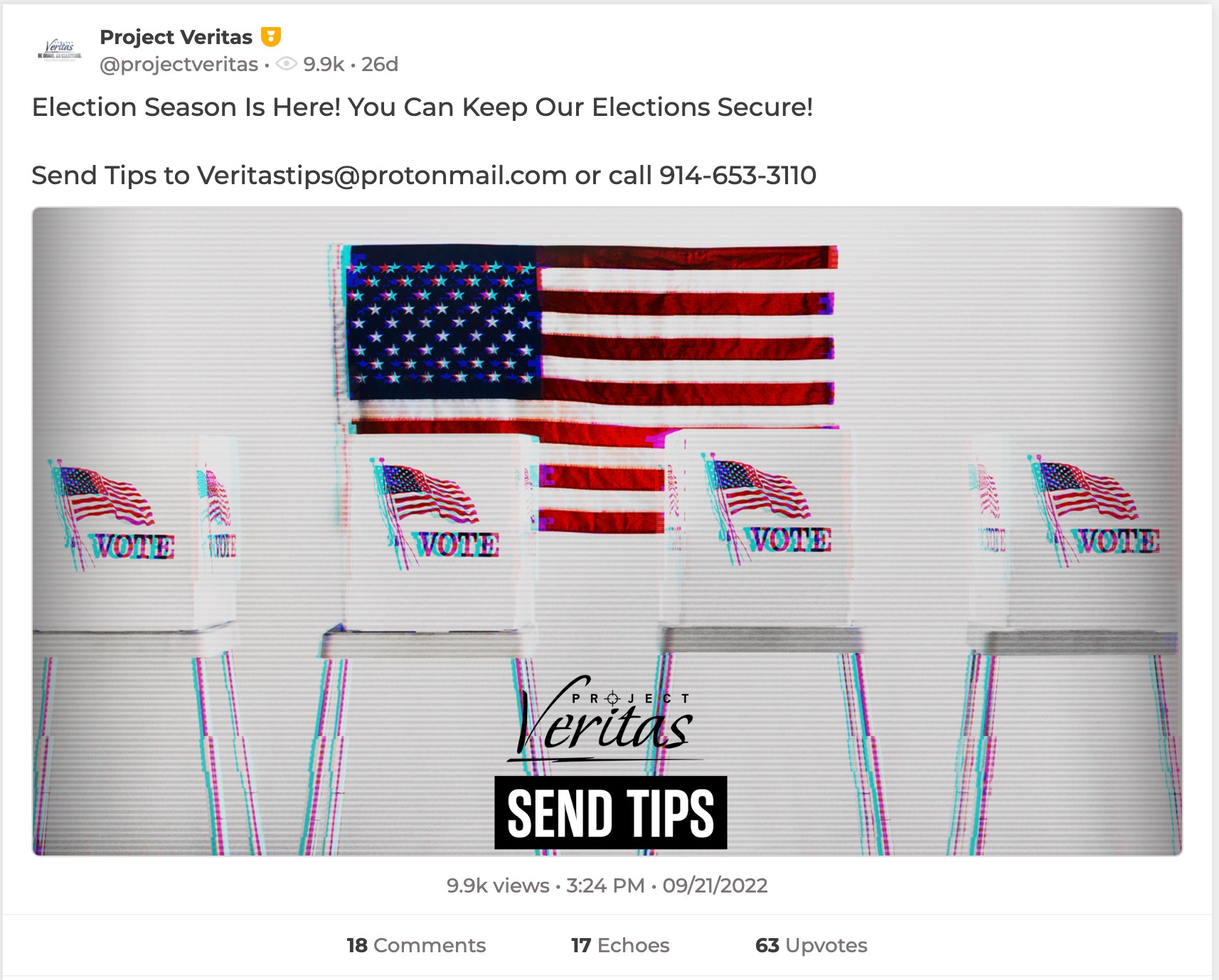 image of parler post