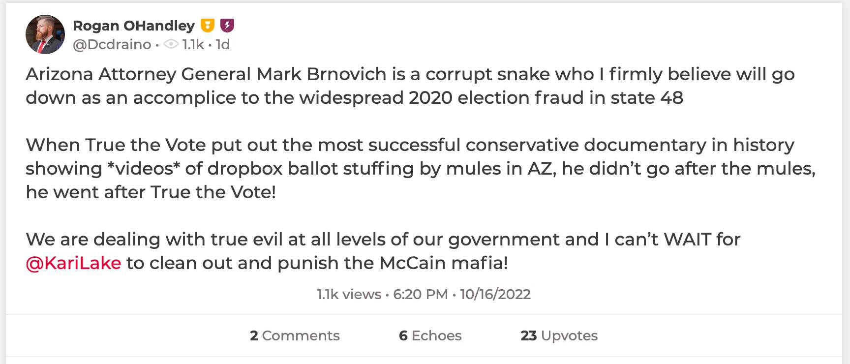 image of parler post