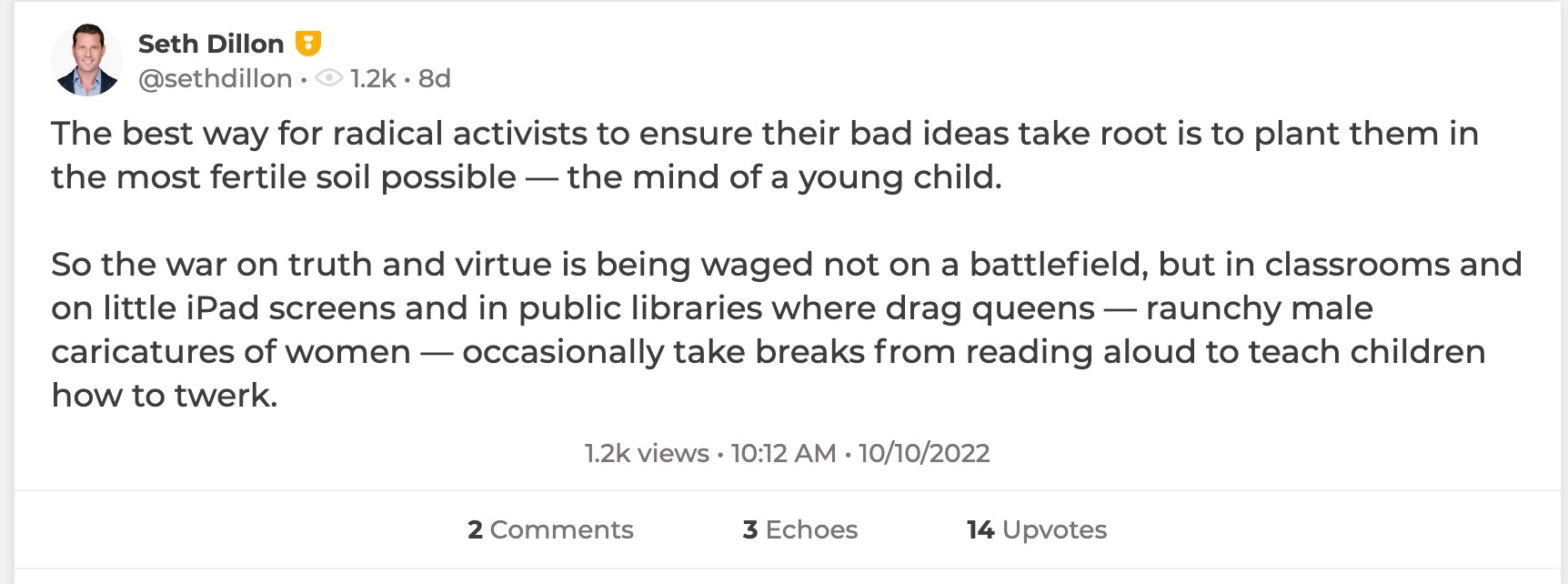 image of parler post