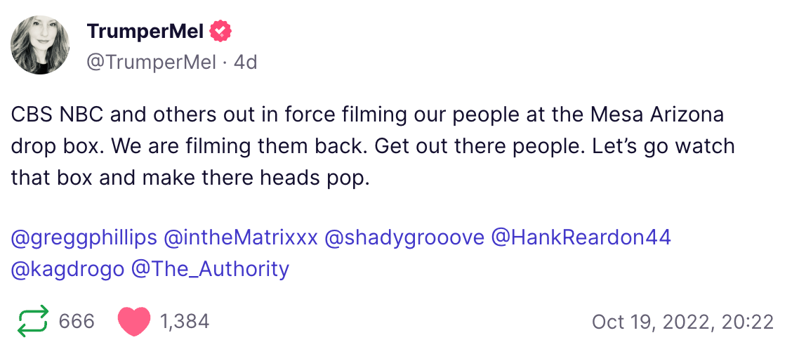 Jennings QAnon influencers tagging post1