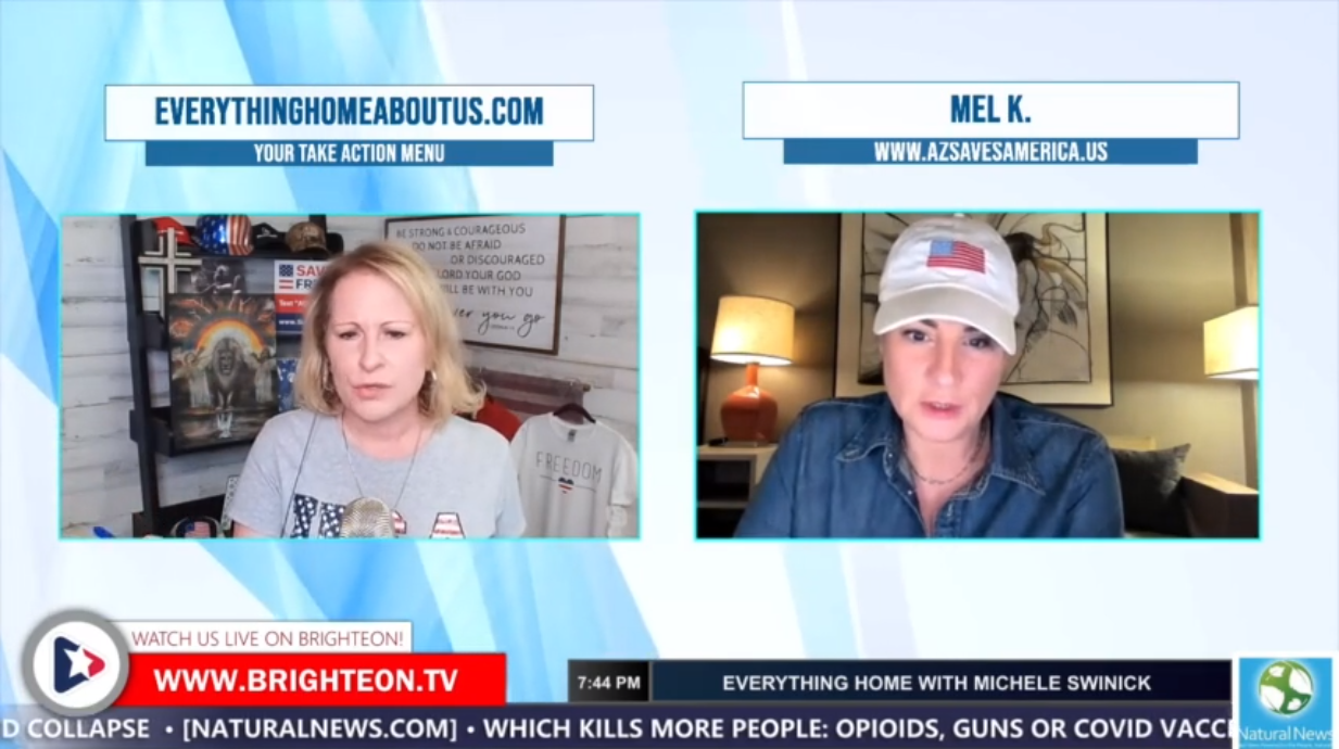 Michele Swinick and Mel K