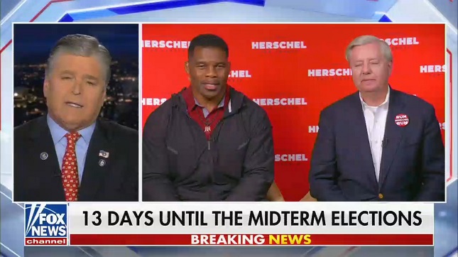Sean Hannity tells Herschel Walker "not one bit of evidence was ...