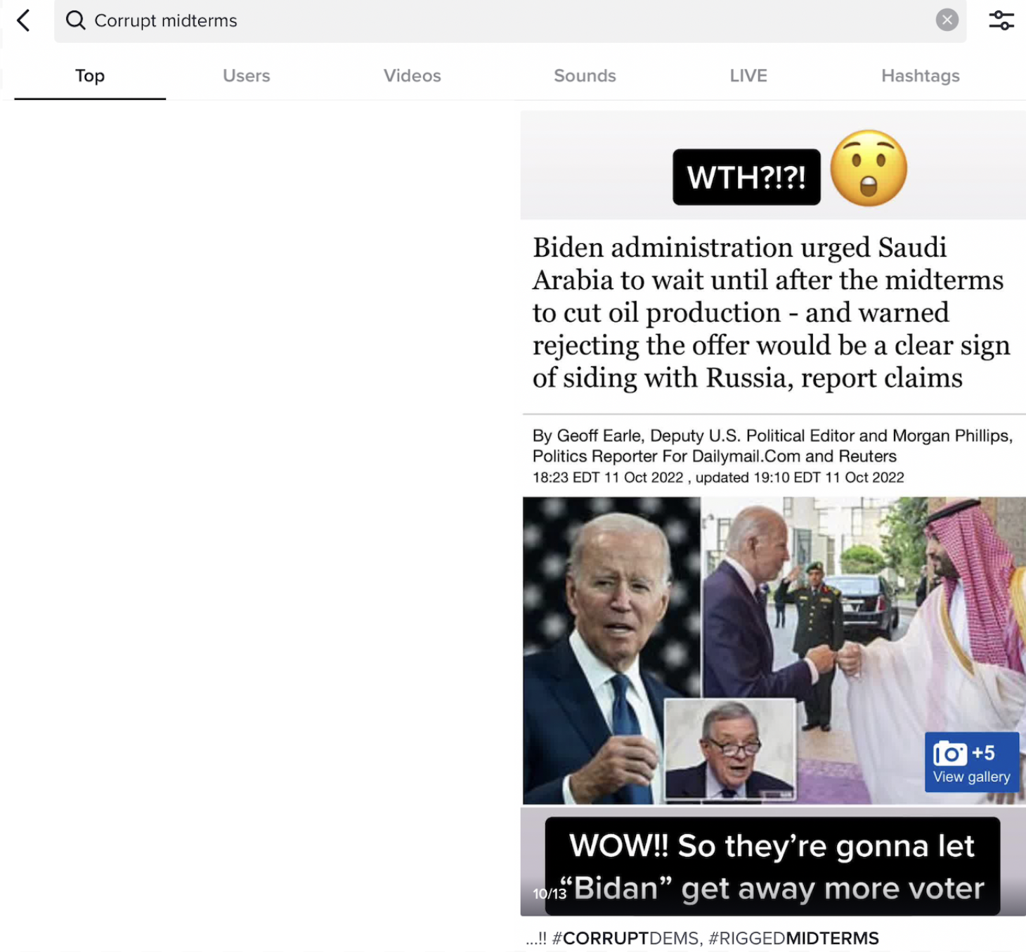"corrupt midterms" tt