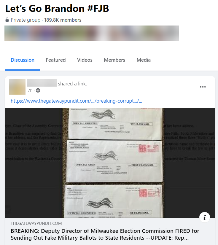 Election fraud in Milwaukee FB Post 7