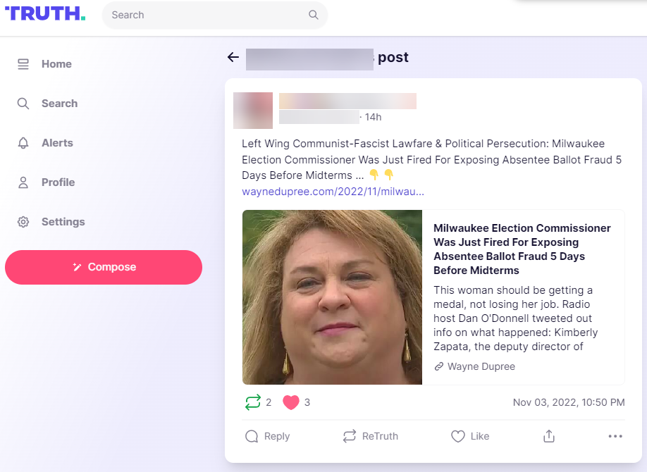 Election fraud in Milwaukee Fringe Post 3