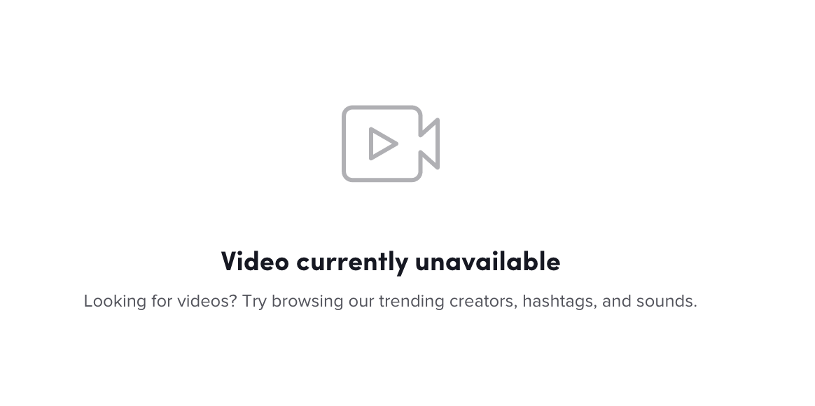 tiktok removed video