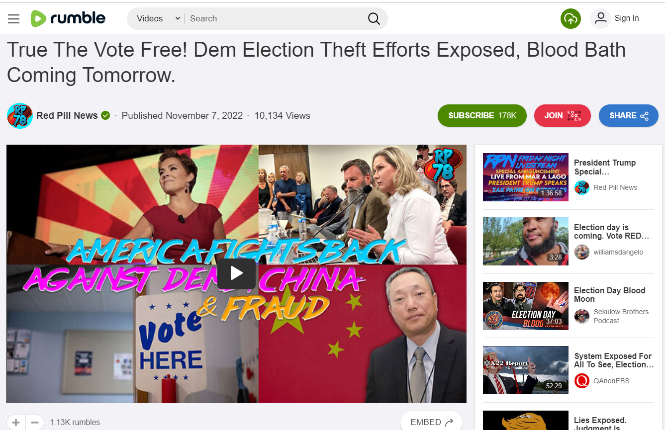 QAnon midterms rumble video example 5