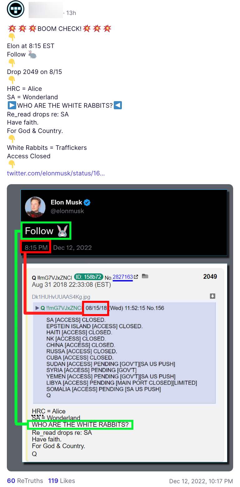 Musk QAnon post8
