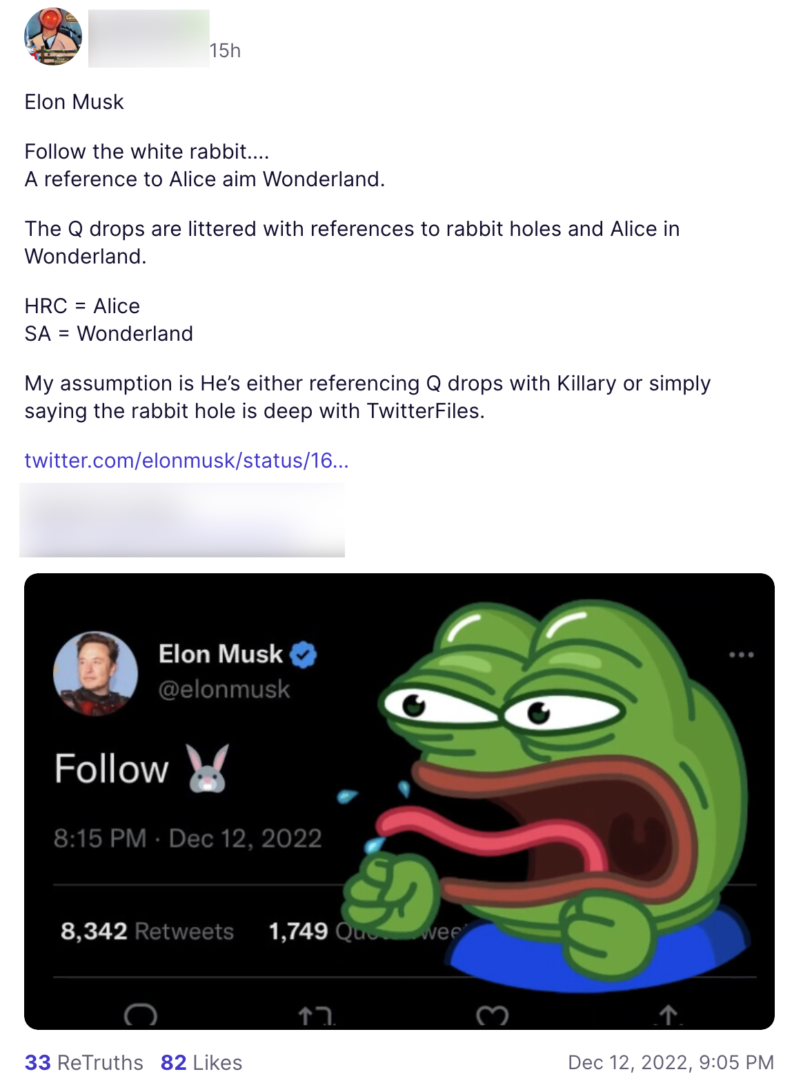 Musk QAnon post9
