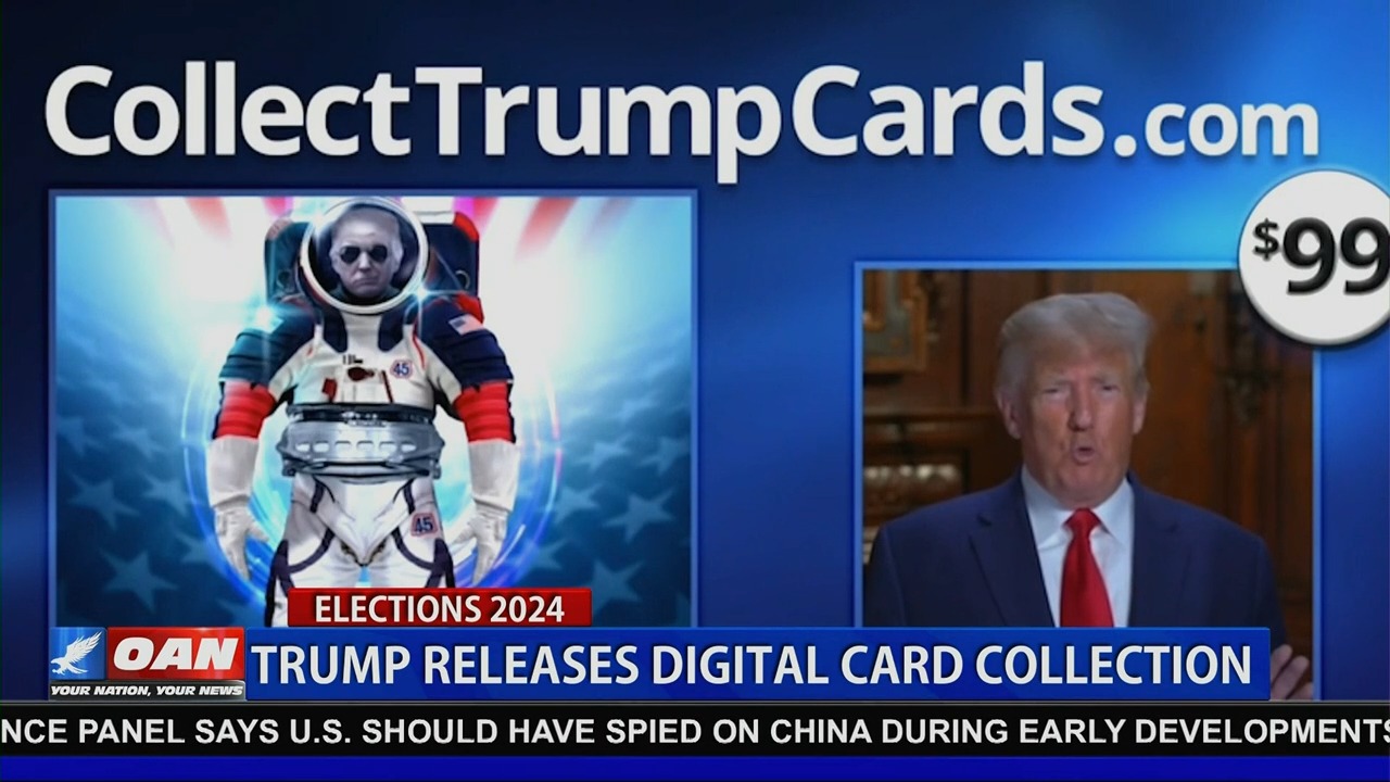 OAN promotes Donald Trump's NFT trading cards | Media Matters for America