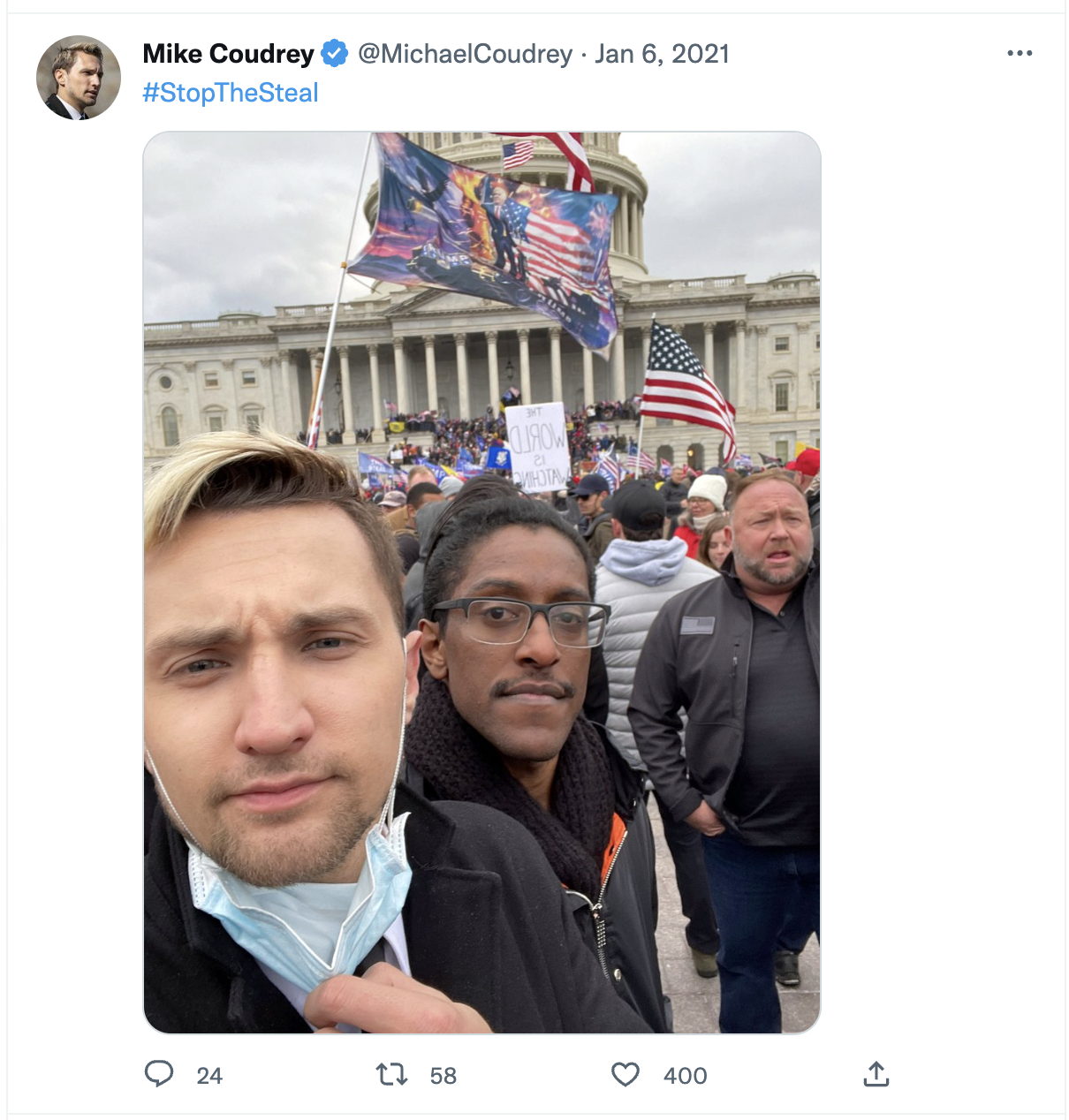 MichaelCoudrey #StoptheSteal