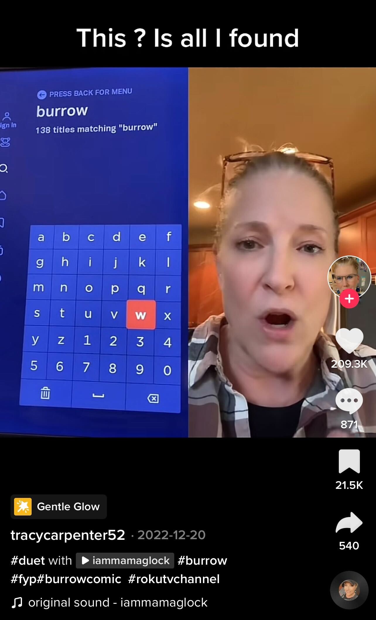 Burrow TikTok video2