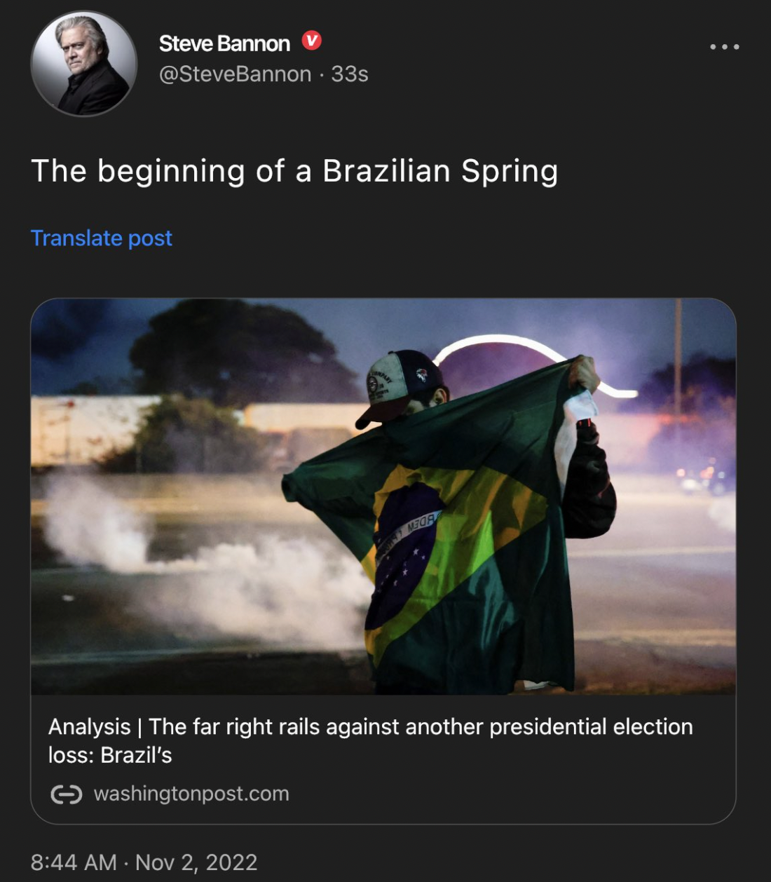 The beginning of a Brazilian Spring