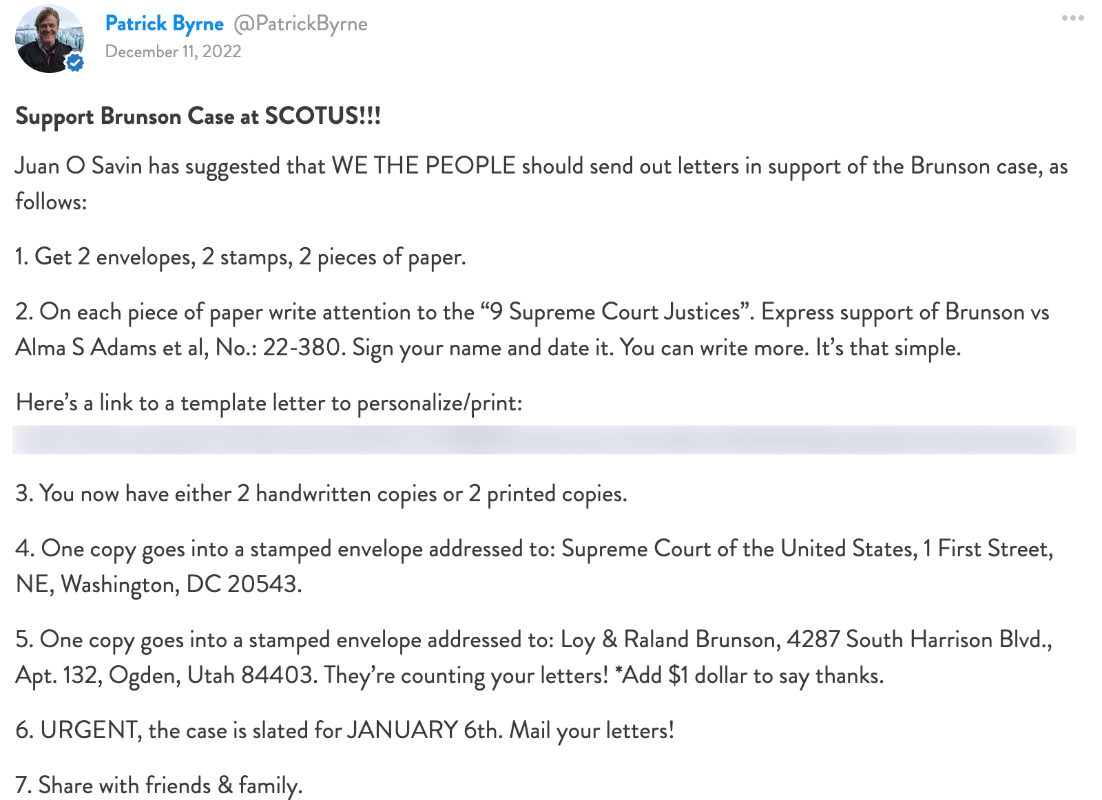 Byrne Savin legal case post