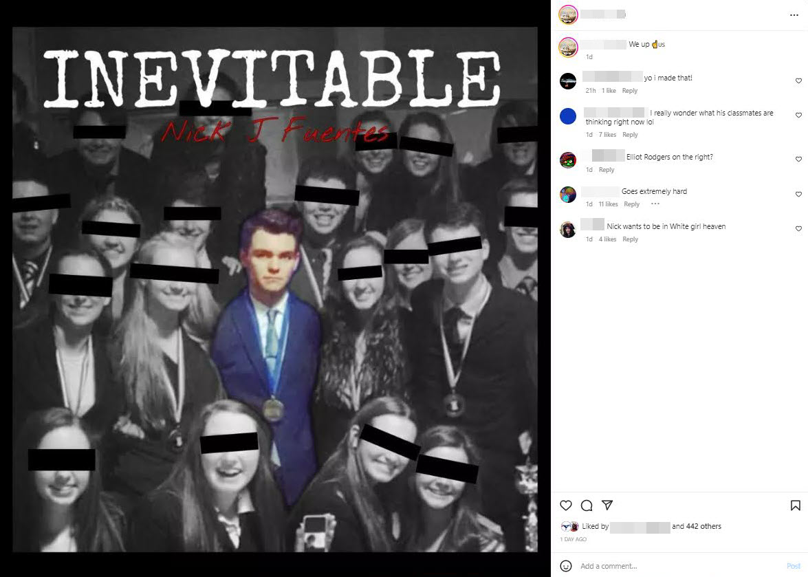 A screenshot of a post promoting Fuentes