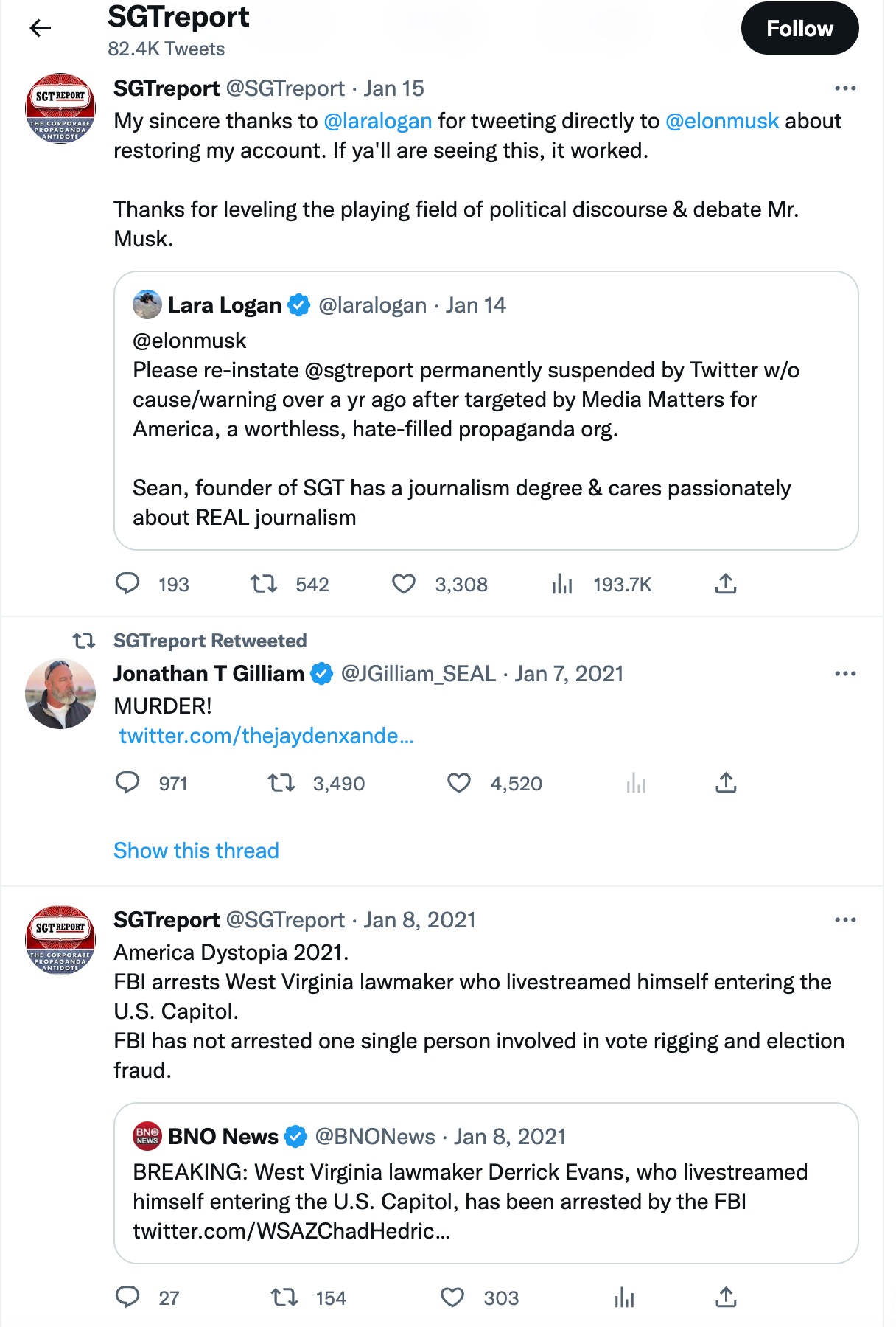 SGTReport_reinstatement tweets